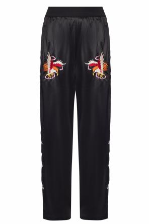 Embroidered wide trousers, zdjęcie 1 Embroidered wide trousers od Diesel
